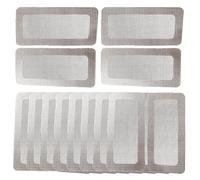 Fruusv Cinta Reparadora Para Mosquiteras | Pack 10 Piezas Parches Autoadhesivos - Cinta para Puertas Mosquitera - Para Uso En Exteriores Patios Balcones Porches Hogar Dormitorios Y Salones