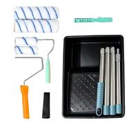 Fruusv - Rollo de pintura - Suministros de renovación para el hogar | Cepillo y bandeja de pintura, para terrazas, ocio, decoración, techos, puertas,