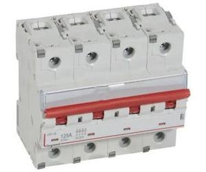 FRX403: Interruptor-seccionador modular, 100A, 3 contactos normalmente abiertos (3NO), 3 polos, capacidad de cortocircuito de 4.5 kA, 400V AC