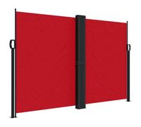 fsahslih Toldo lateral extensible, color rojo, 160 x 1200 cm, protección visual