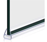 FSHANYUE Junta Selladora de Goma para Mampara de Ducha, Goma Mampara Ducha, Junta de Recambio para Ducha, Junta Mampara Ducha, para Vidrio de Grosor de 6 mm/8 mm/10 mm/12 mm, Cortable (1m*6mm,u Type)