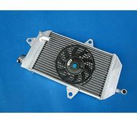 FSMOTO Radiador de Aluminio + 7" FAN For Ya-ma-ha Banshee 350 YFZ350 YFZ 350 1987-2007 Quad ATV