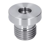 FTVOGUE Adaptador de Husillo de Cabezal de Torno, Inserto de Mandril de Torno de Madera de Acero Inoxidable, Rosca Macho de 33 Mm, Rosca Hembra de 18 Mm, Extensión de 42, para Uso en Cabezal de