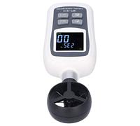 FTVOGUE Anemómetro Digital Medidor de Velocidad del Viento de Mano Pantalla LCD de Plástico 0,4 a 30,0 M/s 5 Unidades Mini Anemómetro Portátil para Medición de Campo de Generación de Energía Eólica