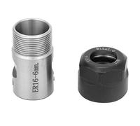 FTVOGUE Bloque de Pinza ER16, Herramienta de Sujeción de Alta Resistencia de Material Premium para Eje de Motor de Husillo, con Rosca Lineal en Espiral para Fresadora Taladradora de Torno (16MM)