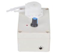 FTVOGUE Bomba Peristáltica, Bomba de Titulación Industrial de Plástico Cabezal único 10 a 250 Ml Min Perilla de Flujo Ajustable 50 60 Hz Enchufe de la UE para Usuarios de Transferencia de Líquido de