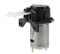 FTVOGUE Bomba Peristáltica DC12V / 24V Bomba Dosificadora DIY Cabeza de Tubo Peristáltico Para el Laboratorio de Análisis Químico Químico(Black 24v 1 * 3)