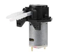 FTVOGUE Bomba Peristáltica DC12V / 24V Bomba Dosificadora DIY Cabeza de Tubo Peristáltico Para el Laboratorio de Análisis Químico Químico(Black 12v 3 * 5)