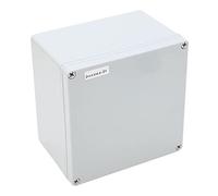 FTVOGUE Caja de Conexiones, Caja Eléctrica ABS IP67 200 X 200 X 130 Mm con Placa de Montaje, Carcasa Aislada Resistente a Impactos para Proyectos de Cableado Exterior Electricistas