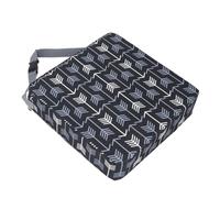 FTVOGUE Cojín Elevador para Niños, Material de Esponja Impermeable, Cómodo Cojín para Silla Alta, 12,6x12,6x3,15 Pulgadas para Mesa de Comedor para Niños (Flecha blanca y negra)