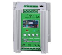 FTVOGUE Controlador de Carga Híbrido Solar Eólico Controlador de Carga MPPT de Aleación de Aluminio DC12V 24V 1000W para Monitoreo de Campo Sistemas Domésticos de Alumbrado Público (CC 12 V/24 V.)