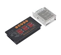 FTVOGUE Controlador de Velocidad del Motor PWM DC Pantalla Digital Interruptor Inteligente de Carcasa Metálica, Aleación de Aluminio ABS Panel de Control del Motor de 12 V A 80 V 30 A, Velocidad de
