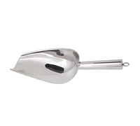 FTVOGUE Cuchara para Alimentos de Acero Inoxidable, Cuchara para Hielo Pulida con Espejo con Ergonómico, 8 Oz, 12 Oz, 18, 24, 38 para Granos de café, Harina de Frutas Secas con Hielo en la Cocina,