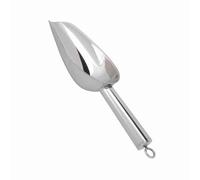 FTVOGUE Cuchara para Alimentos de Acero Inoxidable, Cuchara para Hielo Pulida con Espejo con Ergonómico, 8 Oz, 12 Oz, 18, 24, 38 para Granos de café, Harina de Frutas Secas con Hielo en la Cocina,