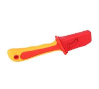 FTVOGUE Cuchillo para Electricista con Aislamiento, Pelacables, Cortador de Cables, 1000 V, Certificado VDE IEC60900, con Cuchillas de Gancho Fijas, Antideslizante para Instalación de