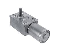 FTVOGUE DC 12V Motor Eléctrico Reductor CW/CCW Motor Sinfín de Alto Par Reversible y Reversible 5/6/20/40/62 RPM(40RPM)