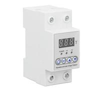 FTVOGUE Dispositivo de Protección contra Sobretensión Recuperación Automática Ajustable Protector de Sobretensión 230V 63A Montaje en Riel DIN para Caja de Distribución Doméstica Uso de Control