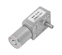 FTVOGUE El Latón de Aluminio DC12V del Motor del Engranaje de Gusano 6RPM