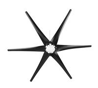FTVOGUE Generador de Turbina Eólica 100W 24V Kit de Energía Eólica de Plástico de Aleación de 6 Palas Fuente de Alimentación de Alta Eficiencia para el Hogar Granja Cabina Barco Uso Industrial Al