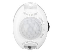 FTVOGUE Interruptor de Inducción del Cuerpo Humano, Controlador de Detección de Infrarrojos con Retardo Ajustable de 30 S a 10 Min y ángulo de Detección de 60 Grados para Tira de