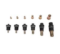 FTVOGUE Juego de Herramientas de Remachado Eléctrico Manual, Adaptadores de Herramientas de Remachado de Acero Al Carbono y Kit de Tuercas con Mandriles M3 M4 M5 M6 M8 M10 para Construcción