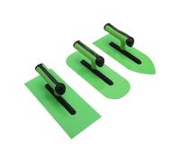 FTVOGUE Kit de Paleta de Plástico, Juego de Paleta de Acabado de Plástico ABS TPR, Paletas de Extremo con Punta Redonda Cuadrada de 3 Piezas de 10 Pulgadas para Esquinas Ajustadas de Superficie