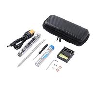 FTVOGUE Kit de Soldador Ajustable, Lápiz de Soldadura con Pantalla Digital para PC con Control de Temperatura Inteligente de hasta 842 F, PD3.0 DC12 V a 25 V Juego de Herramientas de Soldadura
