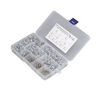 FTVOGUE Kit Surtido de Clips de Tubo de Resorte de Doble Alambre, Abrazadera de Manguera de Acero Inoxidable para Línea de, Tubería de Agua, Uso Automotriz con Múltiples Tamaños