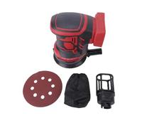 FTVOGUE Lijadora Orbital Aleatoria Pulidora Eléctrica Inalámbrica 18 V 300 W 3 Velocidades 7000 9500 11000 RPM 5 Pulgadas con Bolsa para Polvo para Madera Metal Muebles Pintura Auto Carrocería
