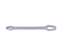 FTVOGUE Llave Ajustable Autoajustable, Llave Universal de Doble Extremo de Acero 45 de 8-22 Mm, Cromada, Alta Dureza, Largo Alcance para Construcción de Viviendas, Reparación de Automóviles (SILVER)