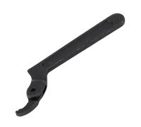 FTVOGUE Llave de Gancho en C Llave de Pasador Ajustable de Acero CRV en C de Cabeza Redonda de 19 a 50 Mm para Extracción de Tuercas Mantenimiento Mecánico Reparación de Automóviles Plomería