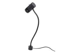 FTVOGUE Luz de Trabajo LED Luz de Trabajo Magnética de Aluminio 7W Blanco Frío Interruptor de Botón de Cuello de Cisne Flexible para Máquina de Coser Reparación de Automóviles Estudio Parrilla