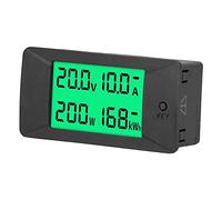 FTVOGUE Medidor de EnergíA CC PZEM 025 PBT Monitor de Corriente de Voltaje LCD 0 A 300 V 0 A 300 A HTN Amplio ángulo de Visión Instalación Integrada para Gabinetes de Distribución Pruebas de Bricolaje