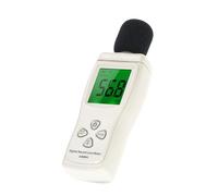 FTVOGUE Medidor de Nivel de Sonido, Medidor de Ruido Digital ABS con Retroiluminación LCD, Rango de 30 a 130 DBA, Retención de Datos máx. Mínimo, Probador de Decibelios Portátil para Uso en Taller de