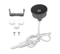 FTVOGUE Medidor TDS en Línea, 0-999 PPM Digital en Tiempo Real ABS | Instalación Directa en Línea con Enchufe de 1/4 in, para Agua del Grifo, RO, Pruebas Hidropónicas