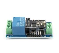 FTVOGUE Módulo de relé WiFi, Módulo de relé WiFi PCB de 1 Vía, Interruptor de Control Remoto DC 12 V con Control Inalámbrico de Aplicaciones, Puerto UART, para Usuarios de Bricolaje de