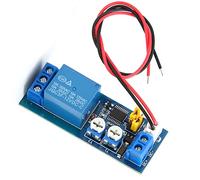 FTVOGUE Módulo de Retardo Resina Industrial HCW-03 DC12V, Temporizador de relé Ajustable para Aplicaciones de Control de Tiempo