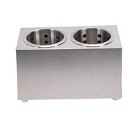 FTVOGUE Organizador de Utensilios de Encimera Soporte para Cubiertos de | Estante de Almacenamiento de Cocina Resistente, Espaciado de Ranuras a Prueba de Abrasión, Almohadilla Antideslizante para