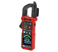 FTVOGUE Pinza Amperimétrica ABS Multímetro de Abrazadera HT205D con Rango de 600 V 600 A Lectura Precisa Anti Quemaduras para Electricistas Reparación del Hogar y Pruebas de Circuitos