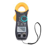 FTVOGUE Pinza Amperimétrica Digital para Pruebas de Corriente y Voltaje CA CC, Multímetro TRMS con Retroiluminación y Detección de Voltaje sin Contacto