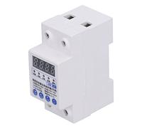 FTVOGUE Protector de Disyuntor de Reenganche Automático, AC220V 36mm de | Control de recierre para equipos de distribución, disparo por sobre y bajo voltaje, plástico retardante de llama resistente