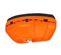 FTVOGUE Protector para Desbrozadora, Protector de Plástico para Cortadora de Hilo, 26 Mm y 28 Mm, Cubierta Naranja para Cortabordes y Desbrozadoras de Gasolina, Protección contra Lluvia, Nieve