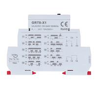 FTVOGUE Relé de Tiempo, relé Temporizador con Pantalla Digital ABS AC DC 12 V a 240 V, Indicador Rojo, Carcasa Compacta Ignífuga, Control de Distribución de Energía para Aparatos Eléctricos