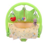 FTVOGUE Sofá con Soporte para Bebés Sillón Infantil de Terciopelo Asiento de Felpa Plegable de 45 X 50 Cm con Base Estable Soporte para la Columna Vertebral para Bebés que Aprenden a Sentarse en