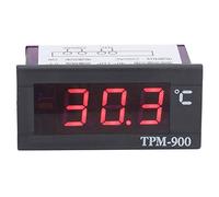 FTVOGUE Termómetro Digital LCD Medidor de Panel ABS Indicador de Temperatura 220 V CA 40 a 230 Grados Fahrenheit Resolución de 0,1 Grados para Vitrinas de Equipos de Refrigeración