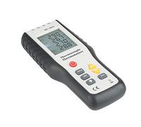 FTVOGUE Termómetro Termopar de 4 Canales, Registrador de Temperatura Digital Tipo K con Alarma y Sensor de Sonda para Uso Industrial y Doméstico