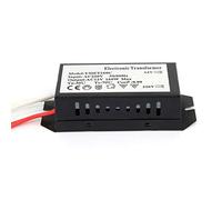 FTVOGUE Transformador Electrónico de 220V a 12V, Convertidor de Voltaje Inteligente, 20-160W para Lámparas LED Halógenas con Soporte de Regulación (160W)