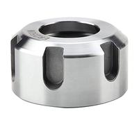 FTVOGUE Tuerca de Sujeción ER25, Adaptador de Precisión con Soporte de Pinza de Metal con Acabado de óxido Negro para Herramientas de Enrutador de Torno (M32*1,5)