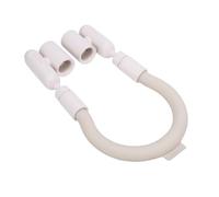 FTVOGUE Ventilador de Enfriamiento de Cuello 2 en 1 con Tubo de Hielo 3 Velocidades USB C Recargable (WHITE)