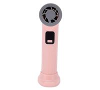FTVOGUE Ventilador Turbina de Mano sin Aspas, Cuello Flexible 100 Velocidades Ajustables USB con Batería 3000mAh para Uso Al Aire Libre, Oficina y Viaje (PINK)